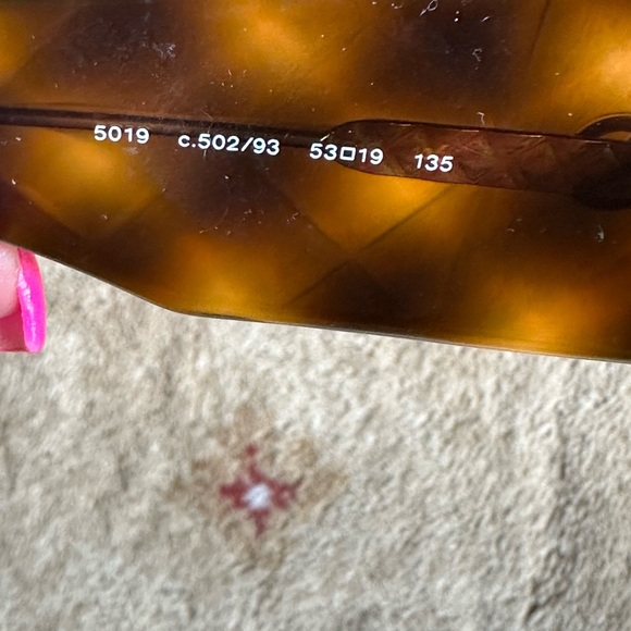 Chanel Square Sunglasses Tortoiseshell Acetate CC Logo - Picture 7 of 15